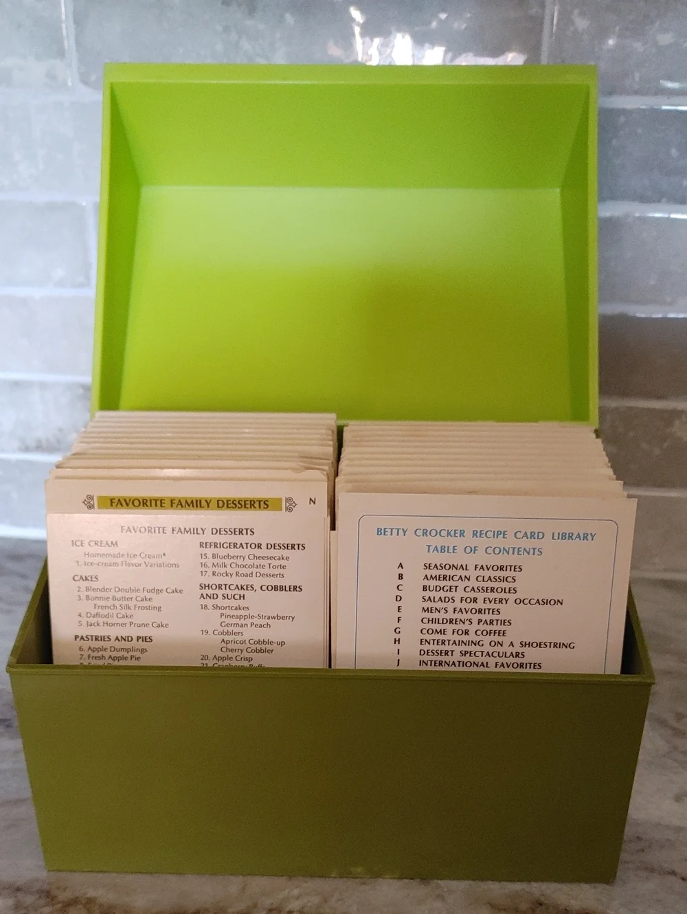 Vintage Betty Crocker Recipe Card Library Complete